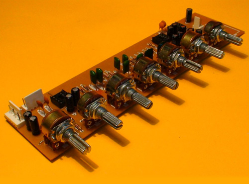 Preamplificador estéreo con Entrada de Micrófono Linea EQ